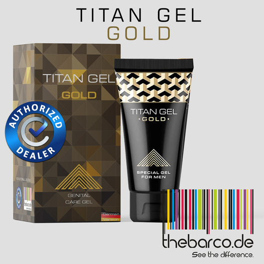 NEW TITAN Gel Gold Penisvergrößerung Penisverlängerung 50 ml ORIGINAL