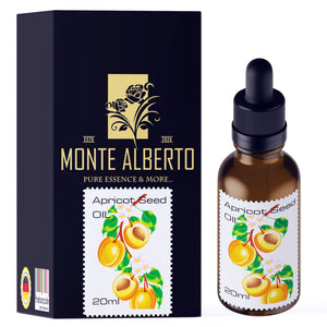 MONTE ALBERTO | Apricot Seed Oil, Aprikosenkernöl | 100 % REINES NATÜRLICHES ÄTHERISCHES