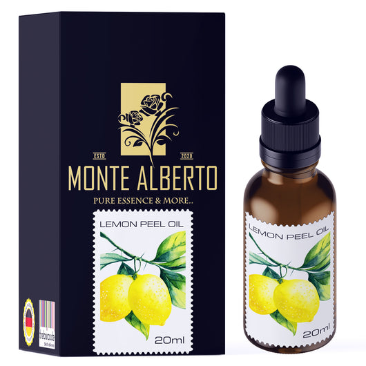 MONTE ALBERTO | Lemon Zitronenöl - Ätherisches Öl - Kaltgepresst