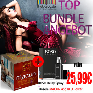 Bundle Angebot Harem Al Sultan MACUN 45g mit BOSO Spray für 25,99€