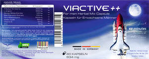 VIACTIVE++ Formen Herbal Mix Capsule |  Blaue Pillen für erwachsene Männer 40 Kapsul